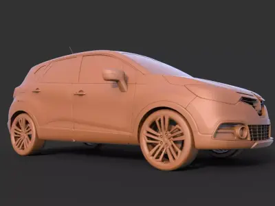 Renault Captur 2013 3D print model