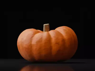 Photoreal Decorative Pumpkin Scan 06 3D model