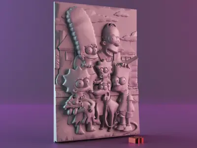 The Simpsons Free 3D print model