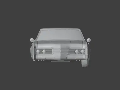 1967 Oldsmobile 88 Delmont 3D print model