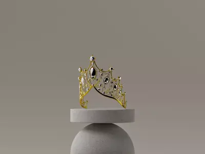 Crown of Shooting Stars 3D model