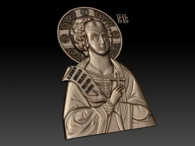 Christ Emmanuel 3d model for CNC 3D model