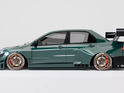 Mitsubishi Lancer Evolution  3D model