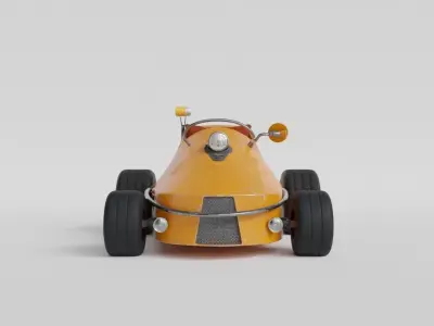 Gokart - Mini Racing Car 3D model