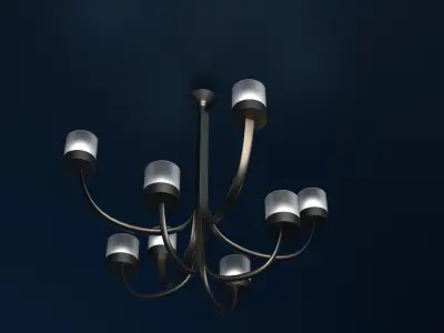 chandelier with walls 3D model