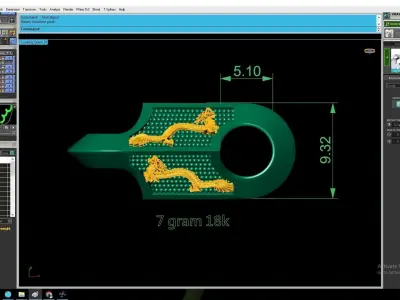 Luxury Jewelry Chain Link Connector 3D Model 3229 3D print model