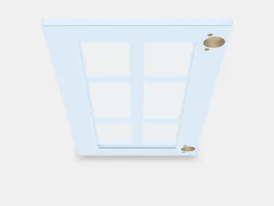 STENSUND Glass by 6 Low-poly 3D model