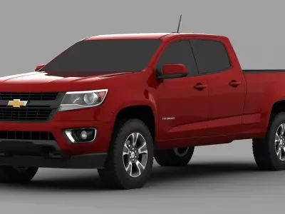 Chevrolet Colorado Crew Cab Long Box 3D model