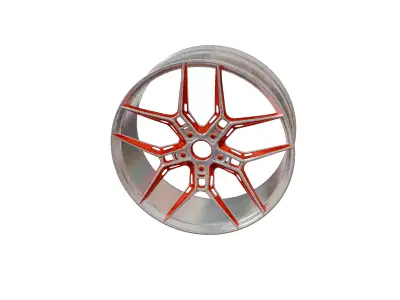 i made a 3d car rim model in blender for printing 3D print model