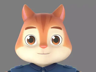chipmunks 3D model