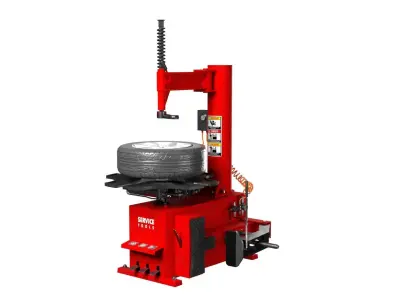 Tire Changer Machine Low-poly 3D model