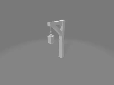 Lamp Old Street Free 3D model