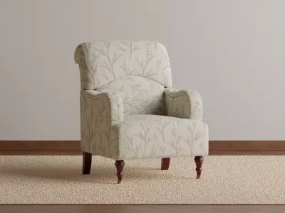 Vittoriana Upholstered Chair 3D model