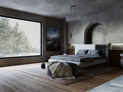 Interior - Bedroom - 130923 3D model
