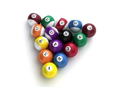 Snooker Balls 3D model