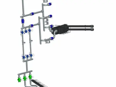 gas station 3D model