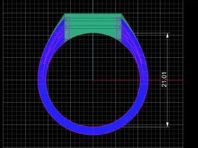 NEO MAN RING MODEL41 3D print model
