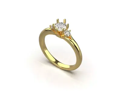  ring code 252 3D print model