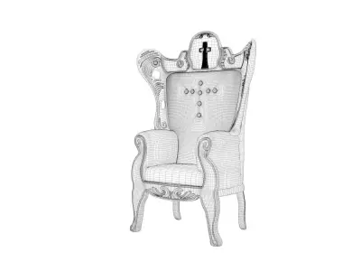 Cone throne chair Free 3D model