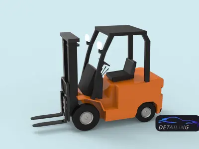 FORKLIFT FOR 3D PRINTING 3D model