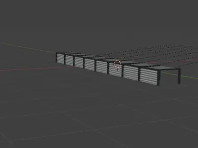 Parking Car Ports  3D model