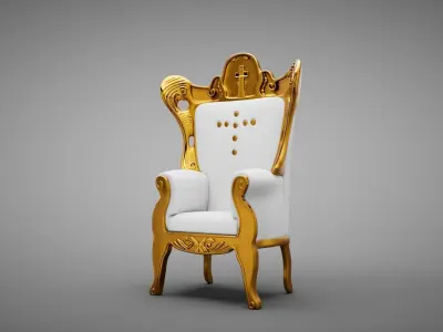 Cone throne chair Free 3D model