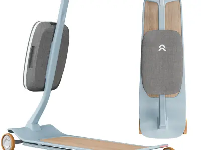 electric scooter 3D model