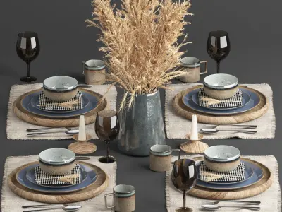 tableware set12 3D model
