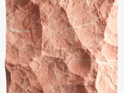 368-RockPanel stone wall texture 3D model