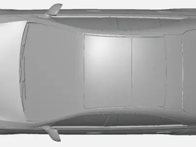 Mercedes S-Class 400d 2021 - Exterior Scan 3D model