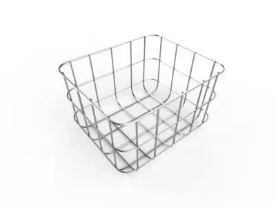 Wire Bin M05 Low-poly 3D model