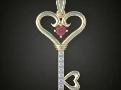 My Exclusive Pendant  3D 0116 printable model9 3D print model