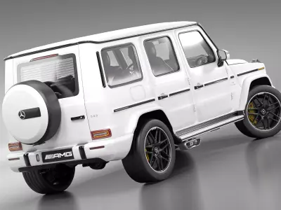 MERCEDES BENZ G CLASS AMG 63 W463 2019 Low-poly 3D model