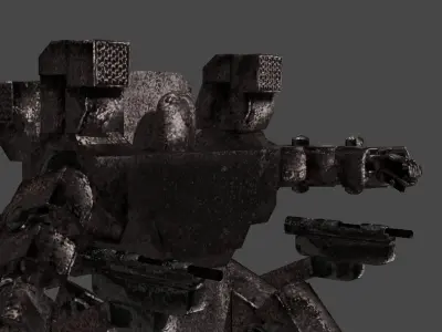 ISKI Lrobot Bigger Free low-poly 3D model