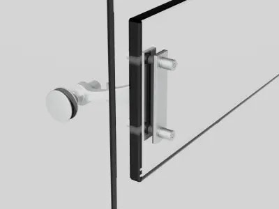 Curtain Wall Spider Fittings Assets for Blender 3D model