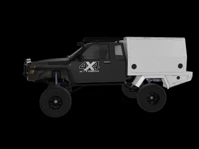 Toyota Hilux Ln106 1989 Low-poly 3D model