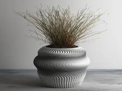 vase pot planter 3d print 878  3D print model
