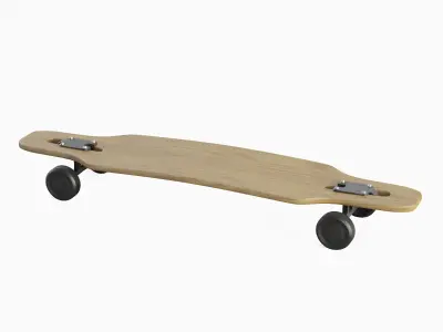 Longboard Set 3D model