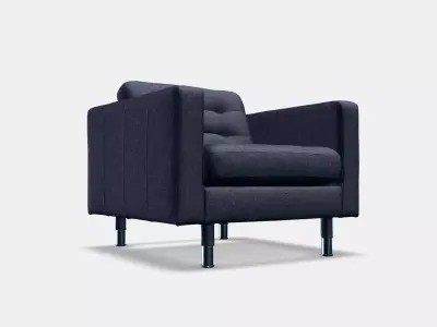 LANDSKRONA Armchair 8 Low-poly 3D model