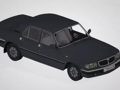 Lowpoly Car 06 Low-poly 3D model