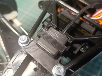 WTS Transponder Mount for 1-10 RC Car Tamiya Group C 3D print model