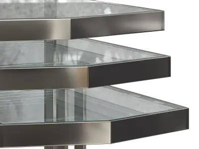 Hamilton Nesting Table By Elve Luxury  3D model