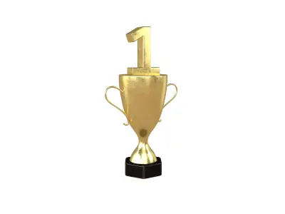 Trophy v4 001 Low-poly 3D model