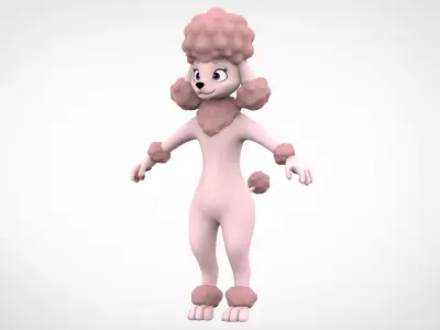 Poodle 3D model