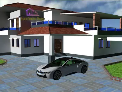 Bungalow Design 3D print model