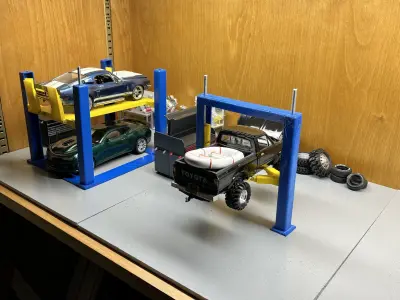 Shop Equipment Set for 3D Print 1-25 Scale 3D print model