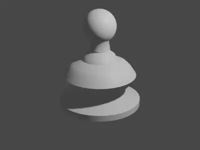 Classic Crystal Perfume Bottle Free 3D model
