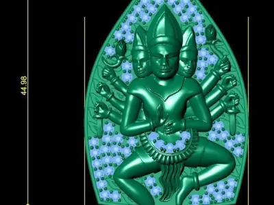 Pendant 3D print model 13