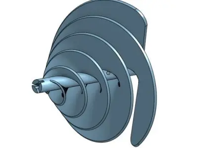 Wind Turbine Blade 3D print model