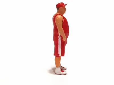 Figure Waluyo Holding a Basketball 164-Scale 3D print model